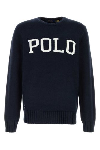 Midnight Blue Cotton Sweater - Polo Ralph Lauren - Modalova