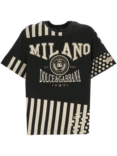 Logo Printed Jersey T-shirt - Dolce & Gabbana - Modalova