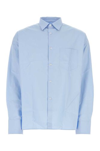 Prada Light Blue Poplin Shirt - Prada - Modalova