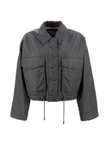 Reversible Drip-proof Twill Bomber Jacket - Weekend Max Mara - Modalova