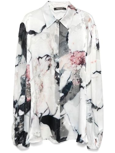 Marble-printed Shirt - Roberto Cavalli - Modalova