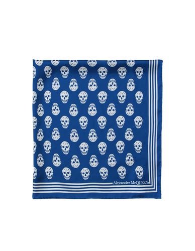 Silk Scarf With Skull Motif - Alexander McQueen - Modalova