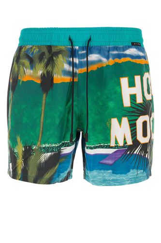 Etro Printed Nylon Swimming Shorts - Etro - Modalova