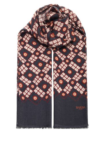 Wool And Cashmere Scarf - Barba Napoli - Modalova