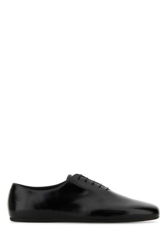 Prada Black Leather Lace-up Shoes - Prada - Modalova