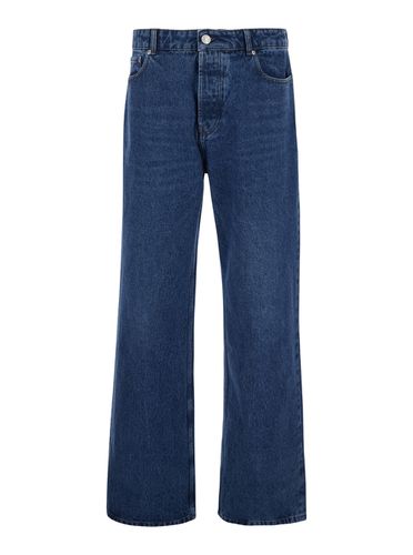 High Waist Jeans In Denim Man - Ami Alexandre Mattiussi - Modalova