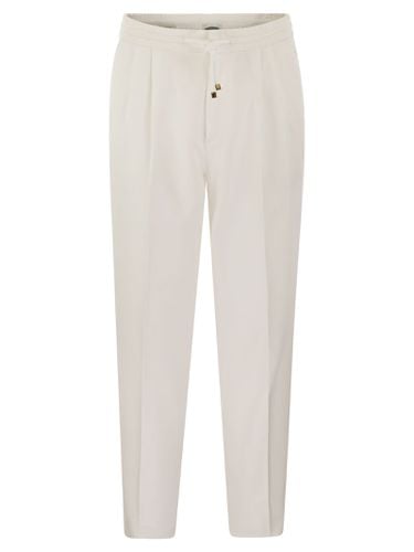 Cotton Drawstring Pants - Brunello Cucinelli - Modalova