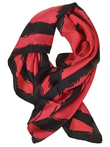 Moschino Logo Detail Scarf - Moschino - Modalova