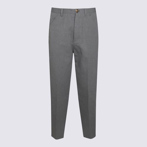 Grey Cotton Pants - Brunello Cucinelli - Modalova