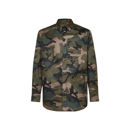 Valentino Camouflage Print Shirt - Valentino - Modalova