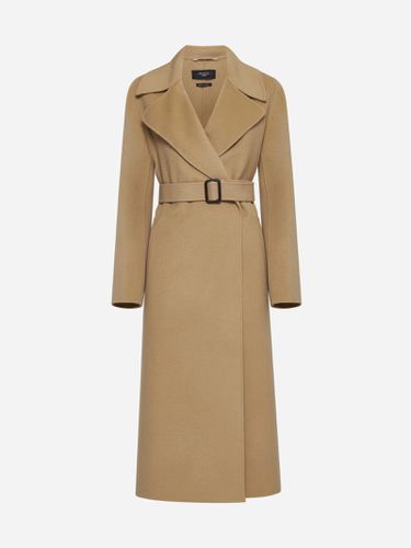 Manu Belted Wool Coat - Weekend Max Mara - Modalova