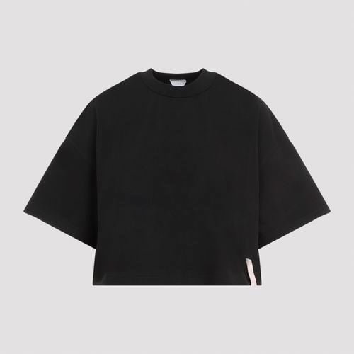 Bv Embroidered Cropped T-shirt - Bottega Veneta - Modalova