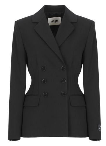 MSGM Wool Blend Blazer - MSGM - Modalova