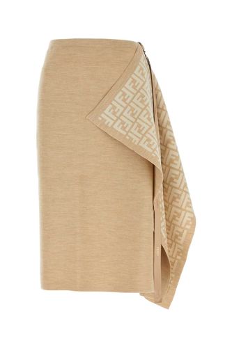 Fendi Wool Blend Skirt - Fendi - Modalova