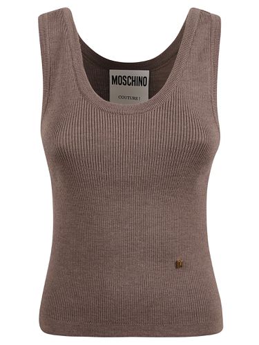 Moschino Ribbed Tank Top - Moschino - Modalova