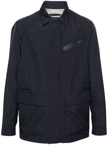 Herno Navy Blue Lightweight Jacket - Herno - Modalova