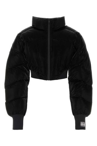 Black Polyester Down Jacket - Versace Jeans Couture - Modalova