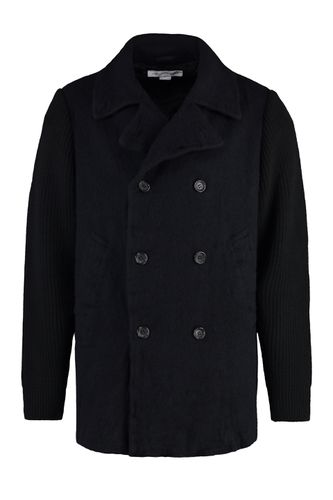 Wool Blend Peacoat - Comme des Garçons Shirt - Modalova