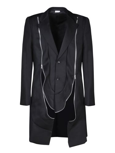 Zip Details Coat - Comme Des Garçons Homme Plus - Modalova