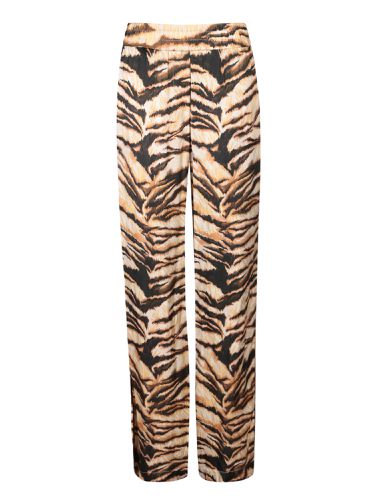 Tiger Print Trousers - Roberto Cavalli - Modalova