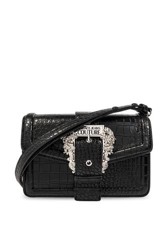 Baroque Buckle Crocodile Bag - Versace Jeans Couture - Modalova