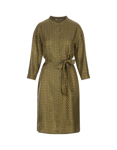 Kaftan Dress In Printed Silk - Max Mara - Modalova