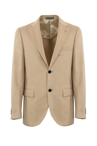 Classic Jacket In Silk And Cashmere - Corneliani - Modalova