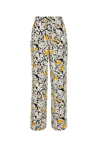 Lanvin Printed Satin Pant - Lanvin - Modalova