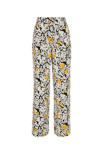 Lanvin Printed Satin Pant - Lanvin - Modalova