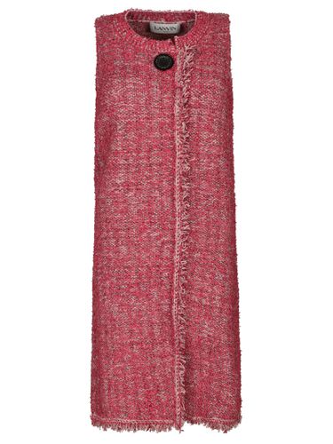 Fringe Trimmed Tweed Sleeveless Dress - Lanvin - Modalova