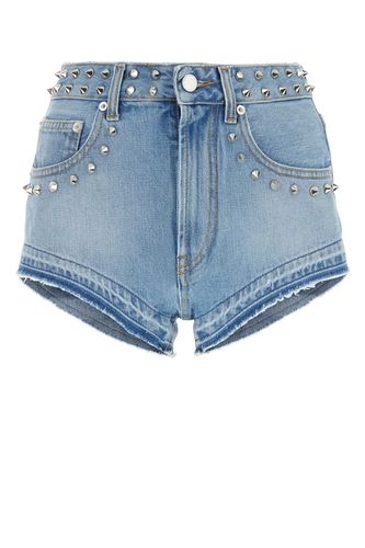 Alessandra Rich Denim Shorts - Alessandra Rich - Modalova