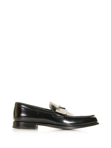 Prada Leather Penny Loafer - Prada - Modalova