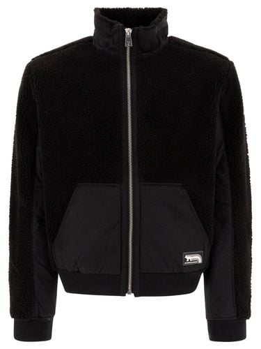 Flash Fox Patch Zipped Fleece Jacket - Maison Kitsuné - Modalova