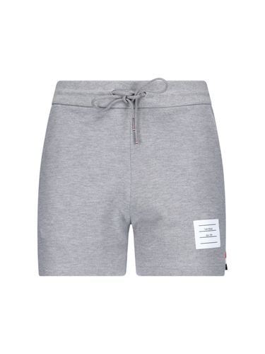 Thom Browne Logo Sporty Shorts - Thom Browne - Modalova