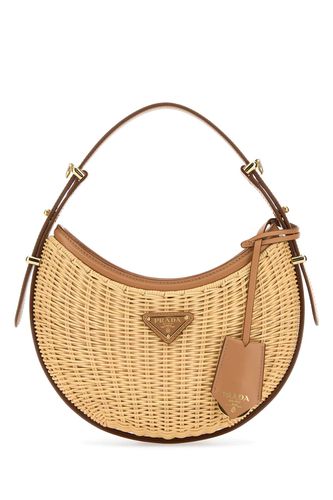 Wicker And Leather Arquã¨ Handbag - Prada - Modalova