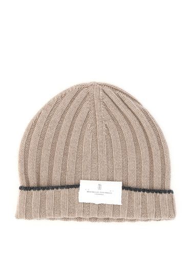 Cashmere Beanie Hat - Brunello Cucinelli - Modalova