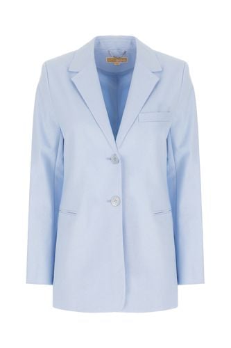 Light Blue Linen Blend Blazer - Michael Kors - Modalova