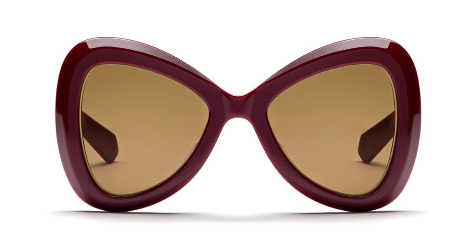 V-gold-iii - Bordeaux Sunglasses - Valentino Eyewear - Modalova