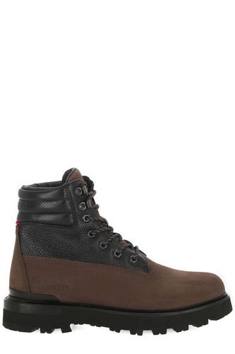 Moncler Contrasted Lace-up Boots - Moncler - Modalova