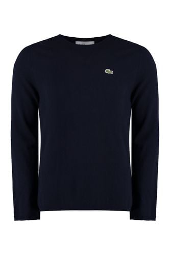 Lacoste X Comme Des Garçons - Crew-neck Wool Sweater - Comme des Garçons Shirt - Modalova