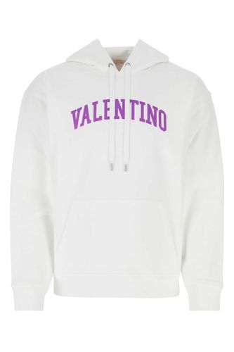 White Cotton Sweatshirt - Valentino Garavani - Modalova