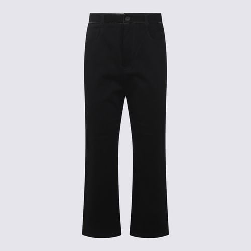 Fabiana Filippi Black Cotton Pants - Fabiana Filippi - Modalova