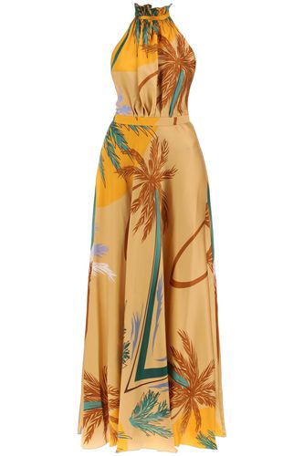 Giovanna Silk Satin Maxi Dress - Raquel Diniz - Modalova