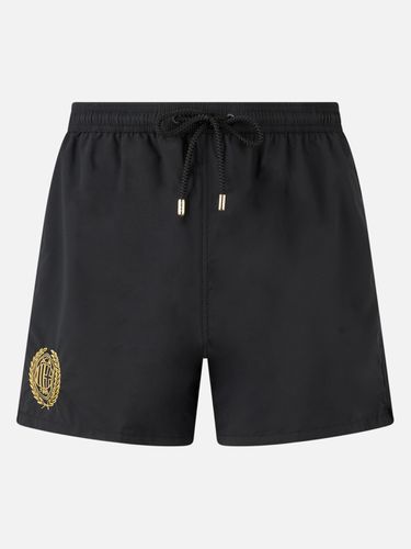 Man Mid-length Swim Shorts Patmos With Milan 125 Embroidery Ac Milan 125 Special Edition - MC2 Saint Barth - Modalova