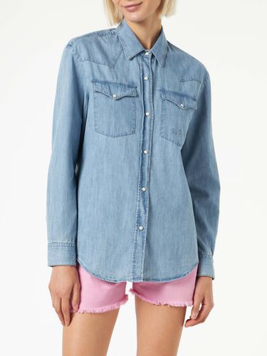 MC2 Saint Barth Woman Denim Shirt - MC2 Saint Barth - Modalova