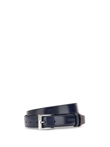 Hogan Mens Blue Leather Belt - Hogan - Modalova