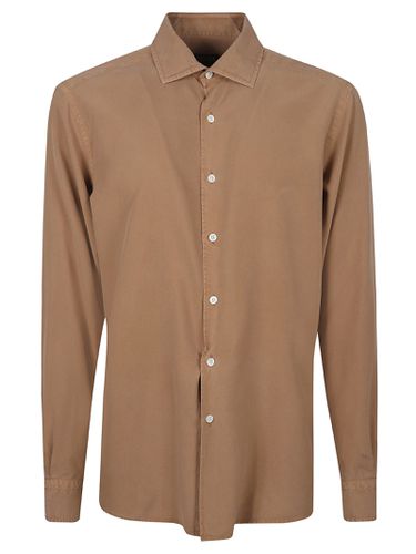 Zegna Garment Dyed Shirt - Zegna - Modalova