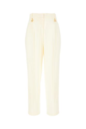 Ivory Stretch Viscose Blend Pants - Elisabetta Franchi - Modalova