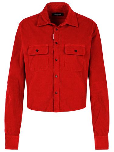 Dsquared2 dean Red Cotton Shirt - Dsquared2 - Modalova