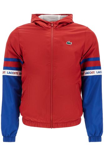 Sporty Jacket With Contrasting Sleeves - Lacoste - Modalova